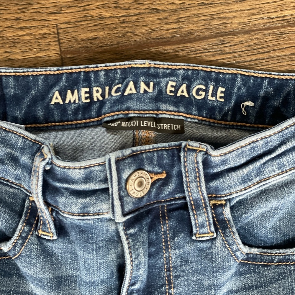American Eagle high-rise next-level jeans